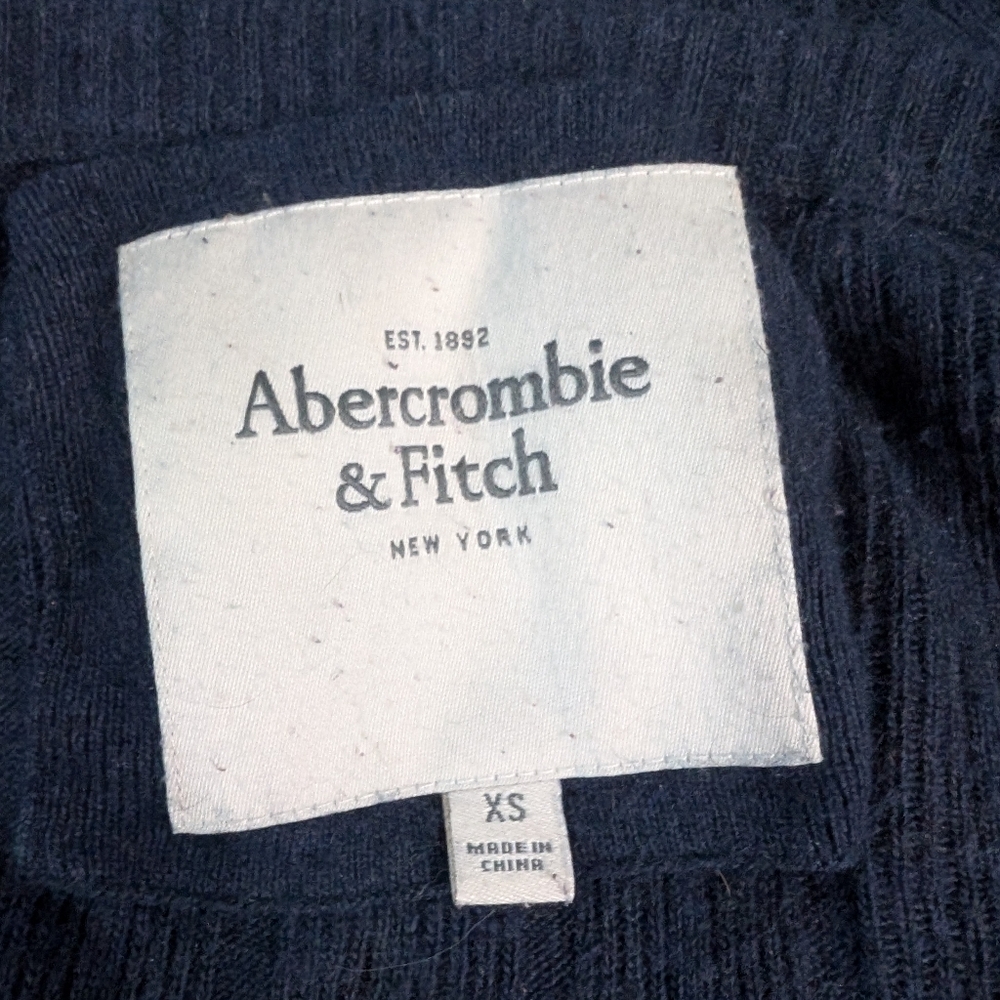 Abercrombie & Fitch Dark Blue Sweater - Picture 3 of 4